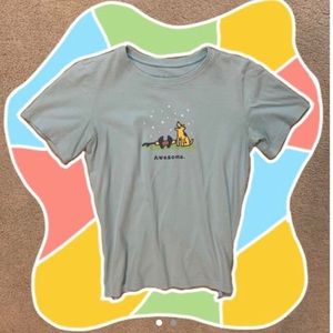Life is Good starry night baby tee